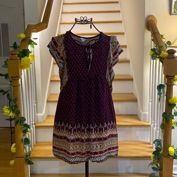 ✨ Bohemian Tassel Collar Dress  ✨ - Picture 1 of 9